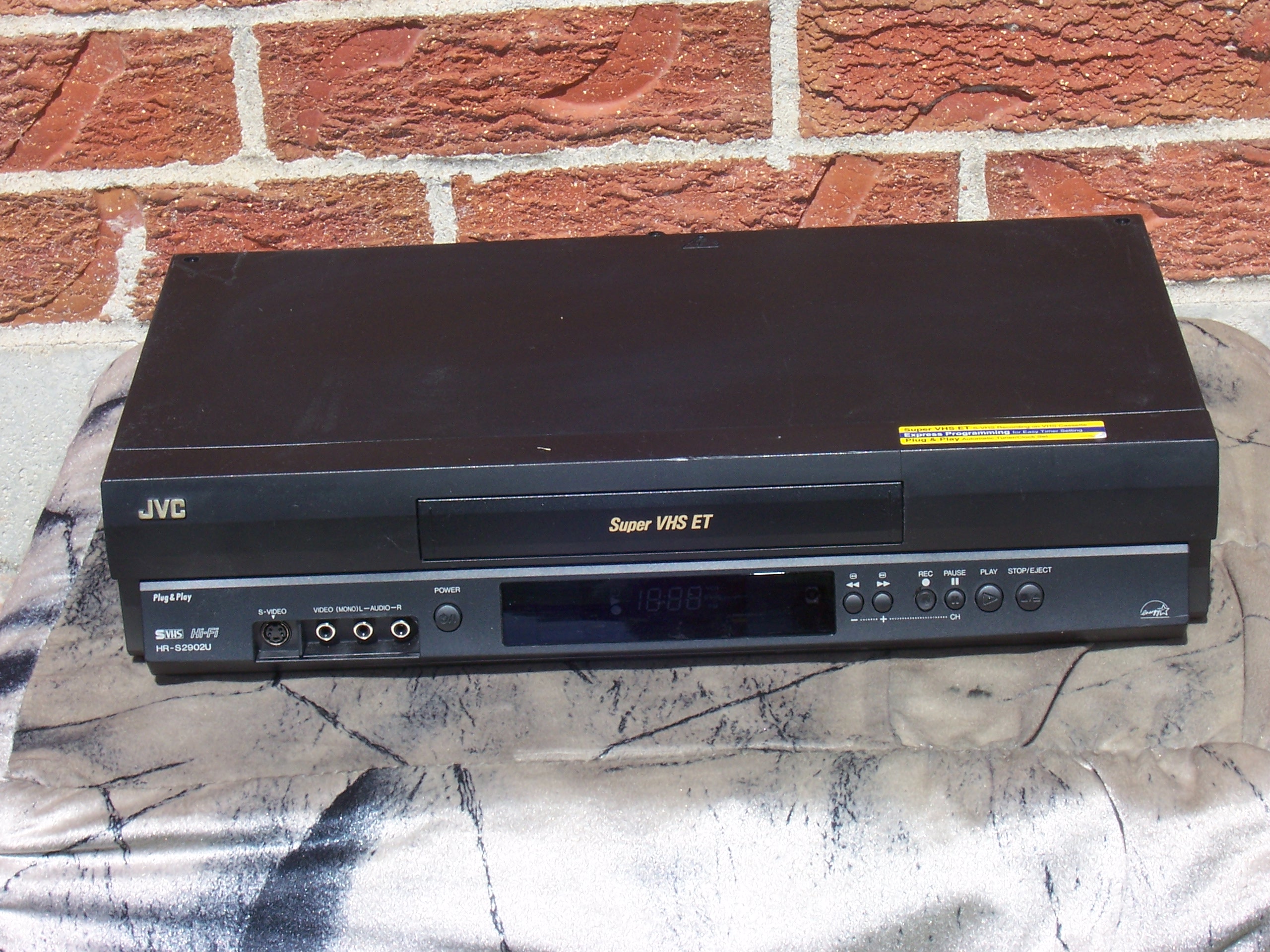 Plus Tested REMOTE JVC Vintage JVC HR-3600U S-Video SVHS Super VHS ET VCR 