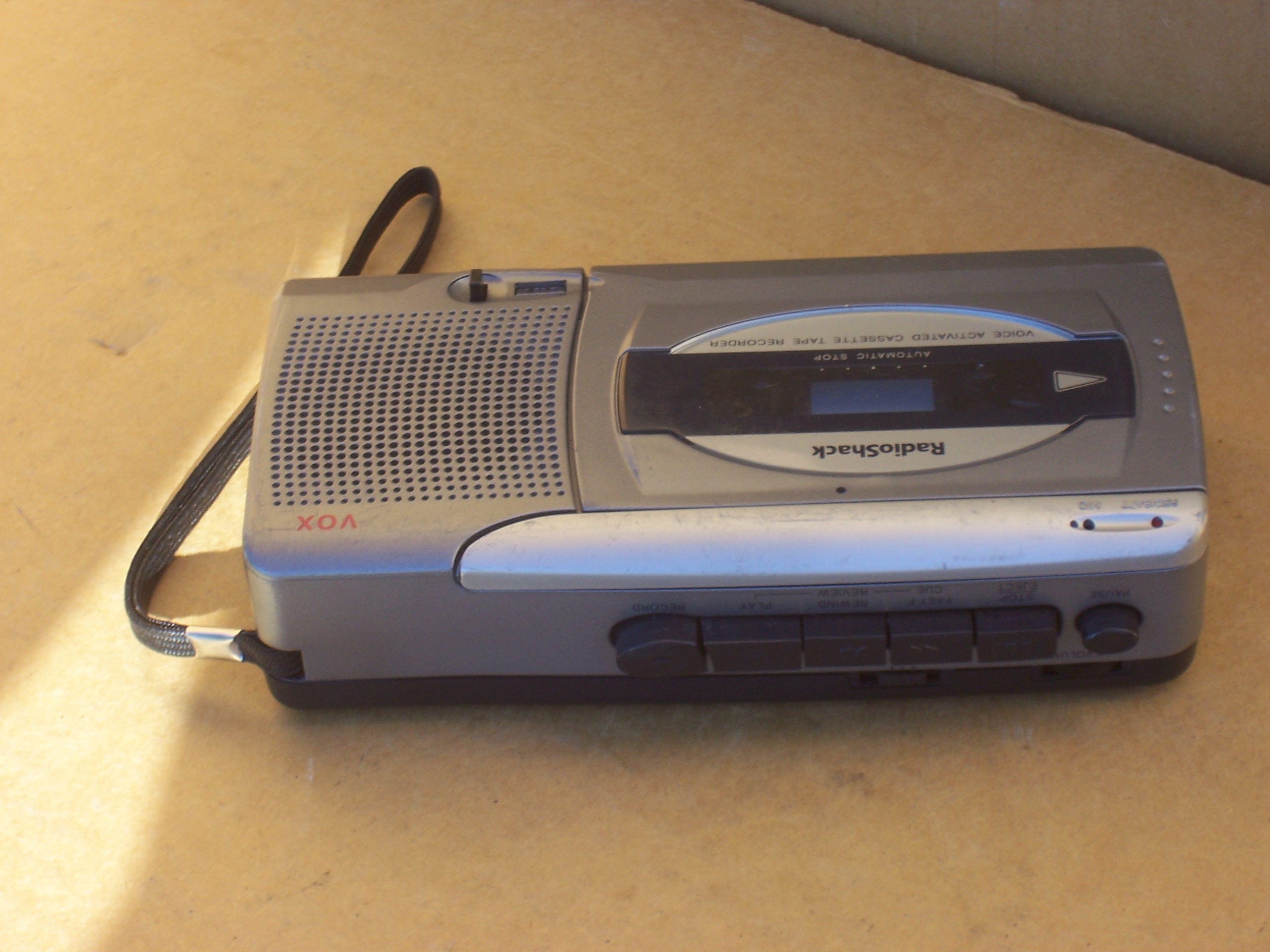 RadioShack CTR-123 Standard Cssette Voice Activated Cassette Tape 