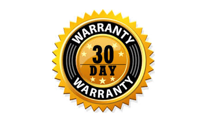 30-Day Warranty