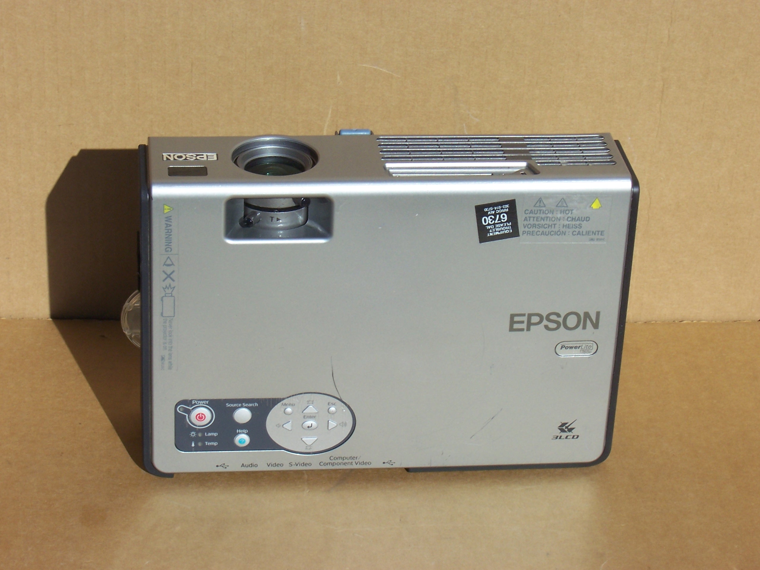 Epson V 13 H 010 L 43 Ersatzlampe f/ür Projektor EMP TWD10